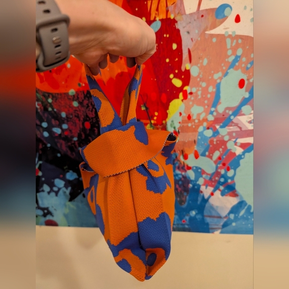 Small cloth purse / satchel / shopping bag / lunch bag - Picture 6 of 9